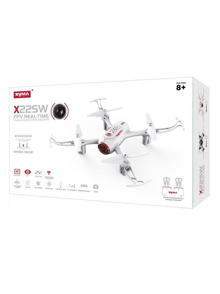Радиоуправляемый квадрокоптер Syma X22SW Black FPV RTF 2.4G - SYMA-X22SW-BLACK