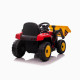 Детский электромобиль XMX трактор с ковшом (красный, EVA, пульт, 12V) - XMX611U-RED