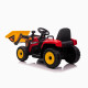 Детский электромобиль XMX трактор с ковшом (красный, EVA, пульт, 12V) - XMX611U-RED