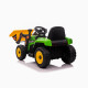Детский электромобиль XMX трактор с ковшом (зеленый, EVA, пульт, 12V) - XMX611U-GREEN