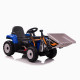 Детский электромобиль XMX трактор с ковшом (синий, EVA, пульт, 12V) - XMX611U-BLUE
