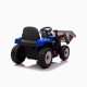 Детский электромобиль XMX трактор с ковшом (синий, EVA, пульт, 12V) - XMX611U-BLUE