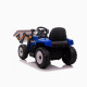 Детский электромобиль XMX трактор с ковшом (синий, EVA, пульт, 12V) - XMX611U-BLUE