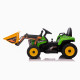 Детский электромобиль XMX трактор с ковшом и прицепом (зеленый, EVA, пульт, 12V) - XMX611U-GREEN