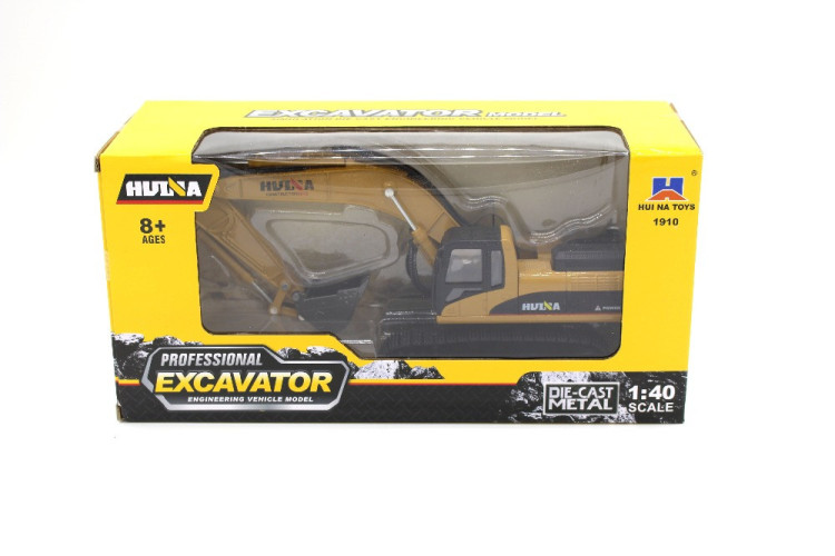 Металлический гусеничный экскаватор HuiNa Toys 1:40 - HN1910