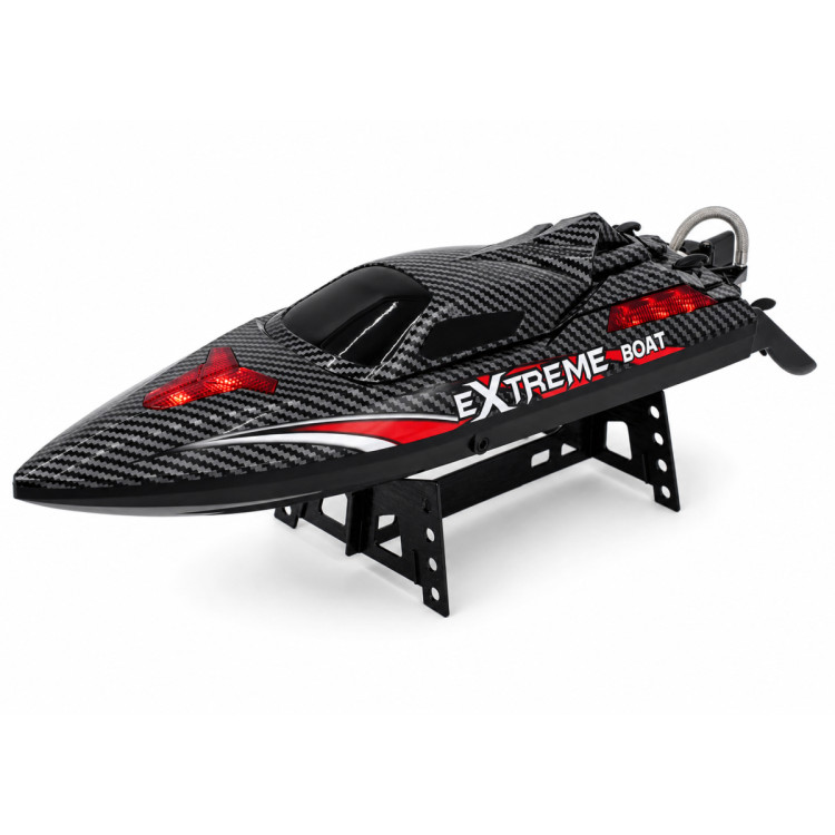 Радиоуправляемый катер Black Extreme (48 см, 55 км/ч, Brushless) - HJ816PRO-CARBON-BLACK