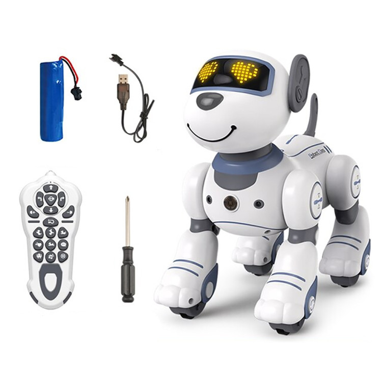 Радиоуправляемая интерактивная собака (русский звук, акб) - BG1533-BLUE