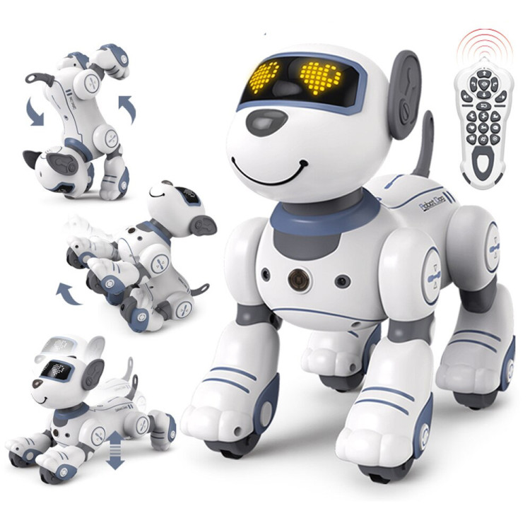 Радиоуправляемая интерактивная собака (русский звук, акб) - BG1533-BLUE