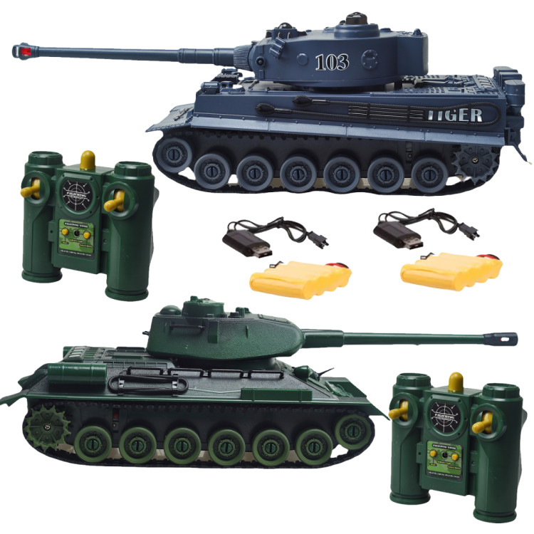 Радиоуправляемый танковый бой (ТИГР I + Т-34) - RWG99824