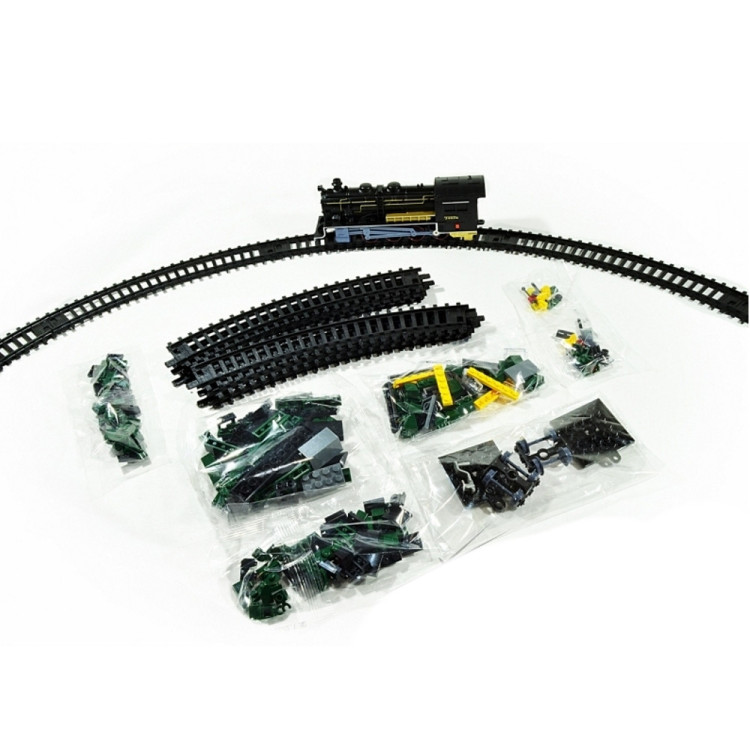 Железная дорога - конструктор Fenfa RailCar (350 деталей) - 1608-1A