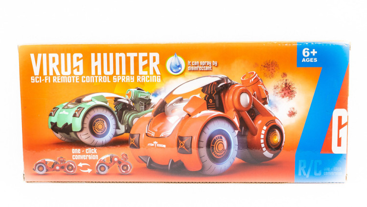 Радиоуправляемая трюковая машина Virus Hunter (пар, звук) - UD2175A-BLUE
