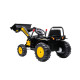 Детский электромобиль трактор с ковшом и пультом управления (желтый, 2WD, EVA) - HL389-LUX-YELLOW