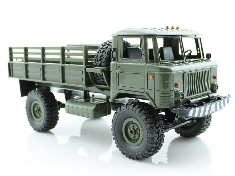 Радиоуправляемая грузовая машина WPL Газ 66 Зеленый 1:16 - WPLB-24