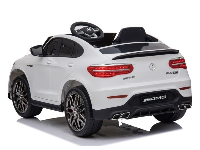 Электромобиль Mercedes-Benz GLC 63 AMG White 12V (полный привод, EVA) - QLS-5688