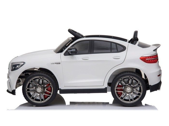 Электромобиль Mercedes-Benz GLC 63 AMG White 12V (полный привод, EVA) - QLS-5688