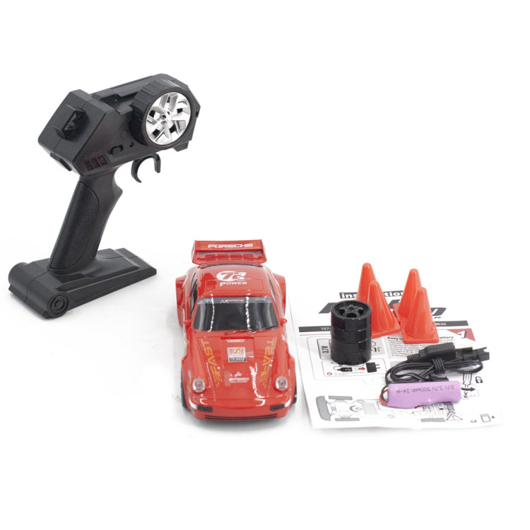 Радиоуправляемая машина для дрифта Porsche 911 GT RS 4WD 1:24 - 757-4WD33D