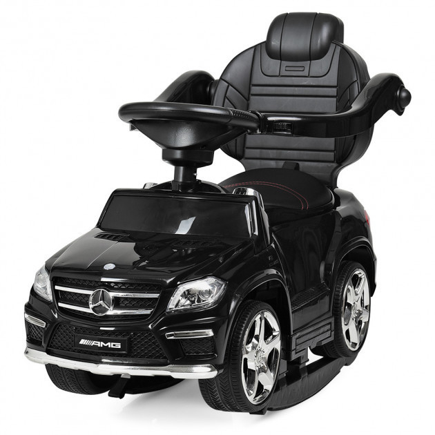 Детский электромобиль - каталка Mercedes GL63 AMG Black LUXURY - SX1578H