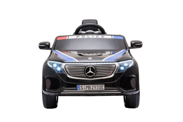 Детский электромобиль Mercedes Benz Police EQC 400 4MATIC - HL378-BLACK