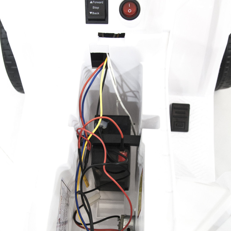 Детский квадроцикл R1 на резиновых колесах 6V - 3201-BLUE