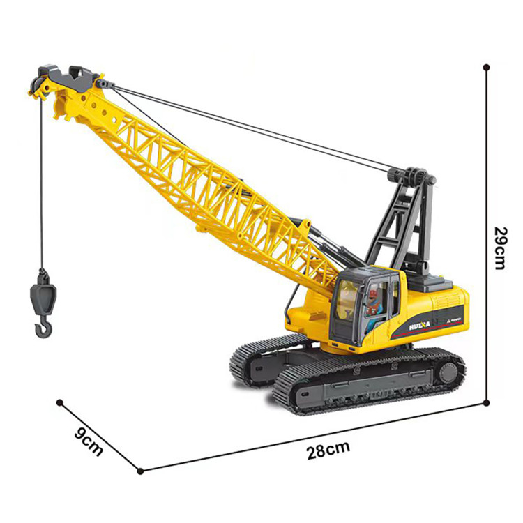 Масштабная модель гусеничный кран HuiNa масштаб 1:35 - HN1155