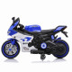 Детский электромотоцикл Ducati (12V, EVA, ручка газа, спидометр) - FT-821-BLUE-WHITE