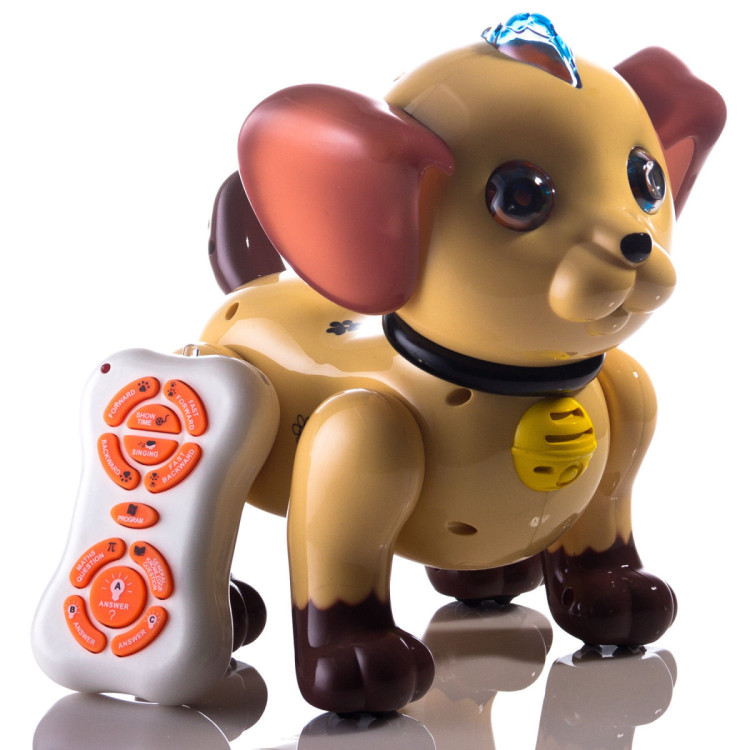 Радиоуправляемый робот собачка Умный Я (коричневый) - ZYA-A2744-1