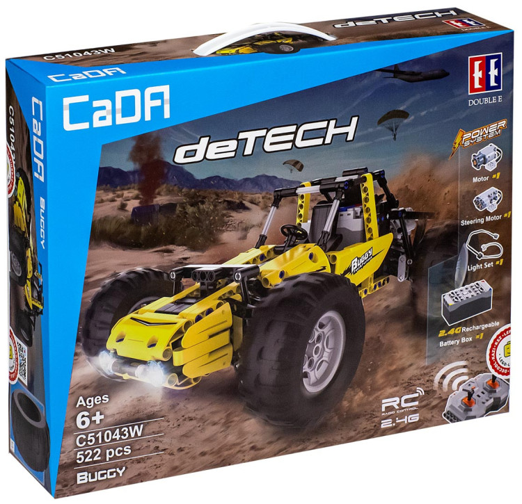 Радиоуправляемый конструктор CADA deTech багги (522 детали) - C51043W