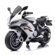 Детский электромотоцикл Ducati (12V, EVA, ручка газа, спидометр) - FT-821-WHITE
