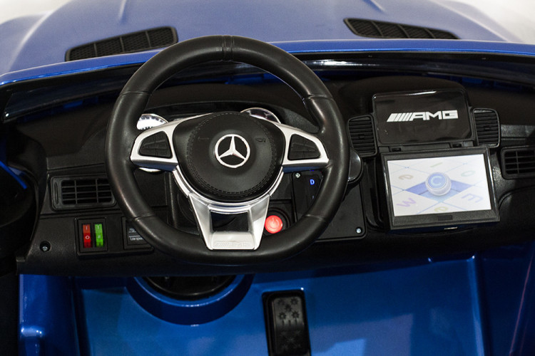 Детский электромобиль Mercedes Benz GLS63 LUXURY 4WD 12V MP4 - Red - HL228-LUX-MP4