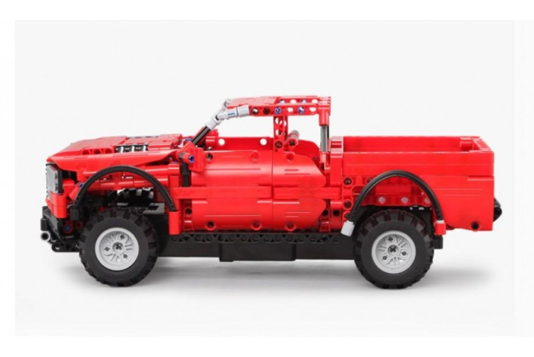 Радиоуправляемый конструктор CADA deTech красный пикап (549 деталей) - C51005W