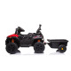 Детский электромобиль багги с прицепом (красный, 12В, 2WD, EVA, пульт) - BDM0929-RED-TRAILER