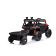 Детский электромобиль багги с прицепом (красный, 12В, 2WD, EVA, пульт) - BDM0929-RED-TRAILER