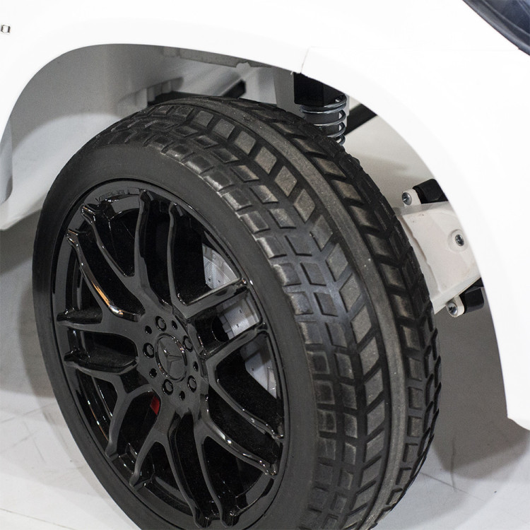 Детский электромобиль Mercedes Benz GLS63 LUXURY 4WD 12V MP4 - White - HL228-LUX-MP4