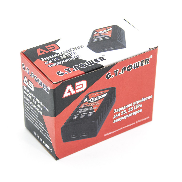 Зарядное устройство для 2S, 3S LiPo аккумуляторов G.T.POWER A3 - GTP-A3