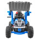 Детский электромобиль трактор на аккумуляторе 12V / синий - JS328A-BLUE