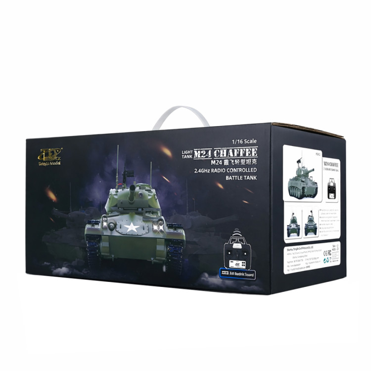 Радиоуправляемый танк M24 Chaffee Upgrade - TD-M2402U