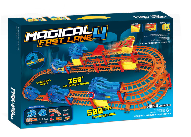 Автотрек BSQ Magical Fast Line (длина полотна 500 см, 2 машины) - BSQ-3061