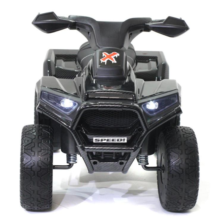 Детский квадроцикл 6V на резиновых колесах - XH116-CARBON-PAINT