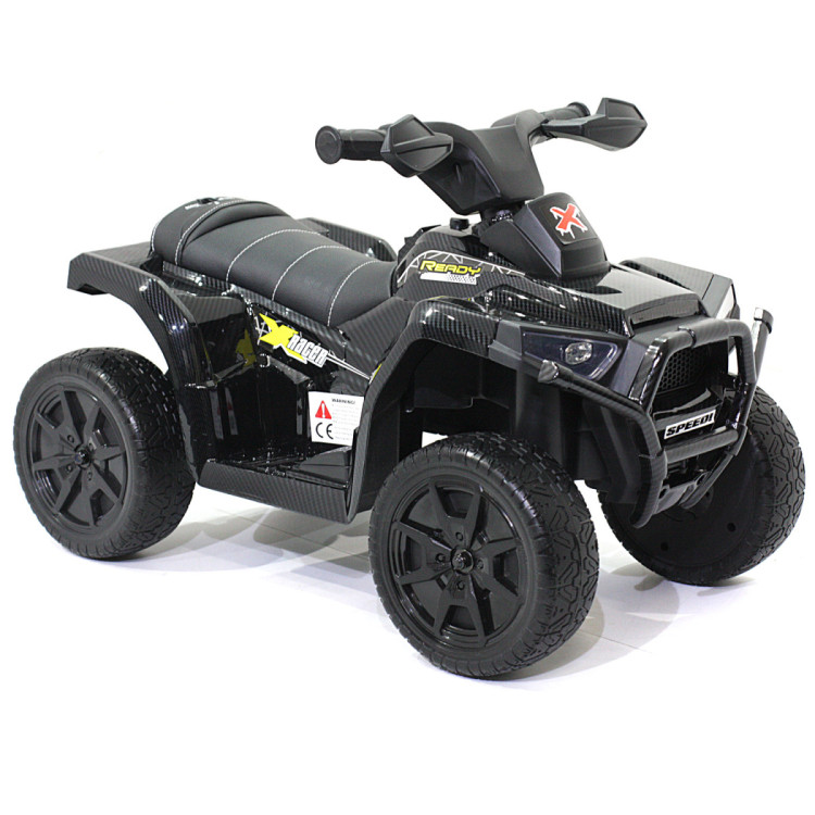 Детский квадроцикл 6V на резиновых колесах - XH116-CARBON-PAINT