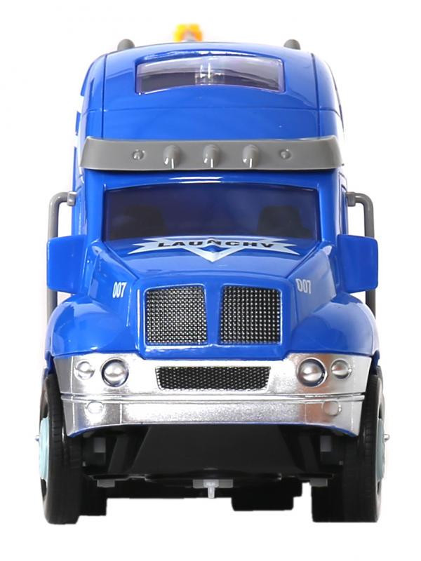 Радиоуправляемый грузовик тягач с экскаватором (2WD, акб, 1:14) - GM1938-BLUE