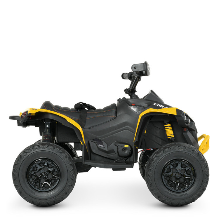 Детский электроквадроцикл BRP Can-Am Renegade (12V, полный привод, желтый) - DK-CA002-YELLOW