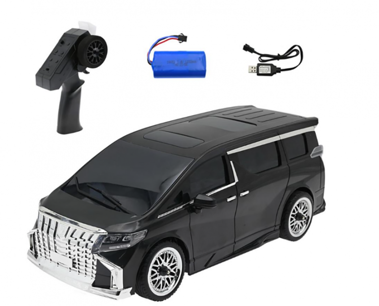 Радиоуправляемая машина для дрифта Alphard 2WD 1:16 (гироскоп, LED подсветка) - MN-68-BLACK