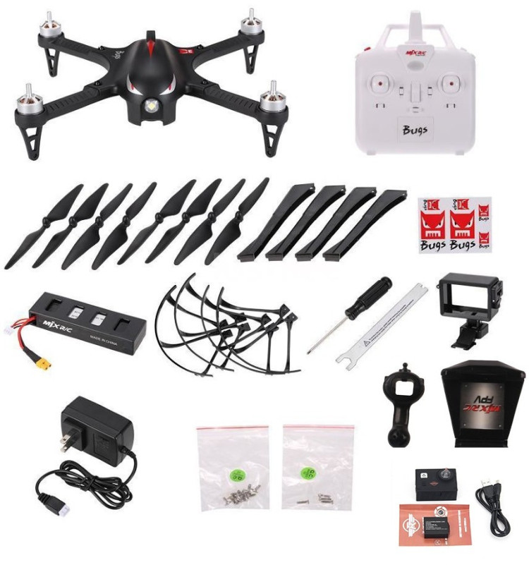 Квадрокоптер MJX Bugs 3  с FPV WiFi 4K камерой - B3