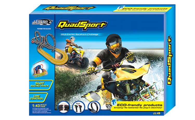 Гоночный автотрек JJ Slot Квадроциклы (длина трека 632 см, от сети, 1:43) - JJ49-2