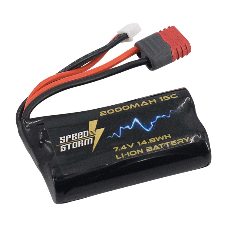 Аккумулятор Speed Storm Li-ion 18650 7.4V 2000 mAh разъем T-plug (Deans) - SS-2S2000-D