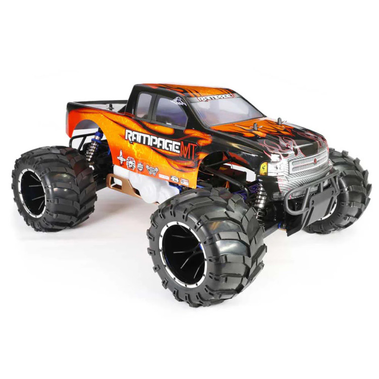 Радиоуправляемый бензиновый монстр HSP Skeleton 4WD 1:5 - 94050-14050-O