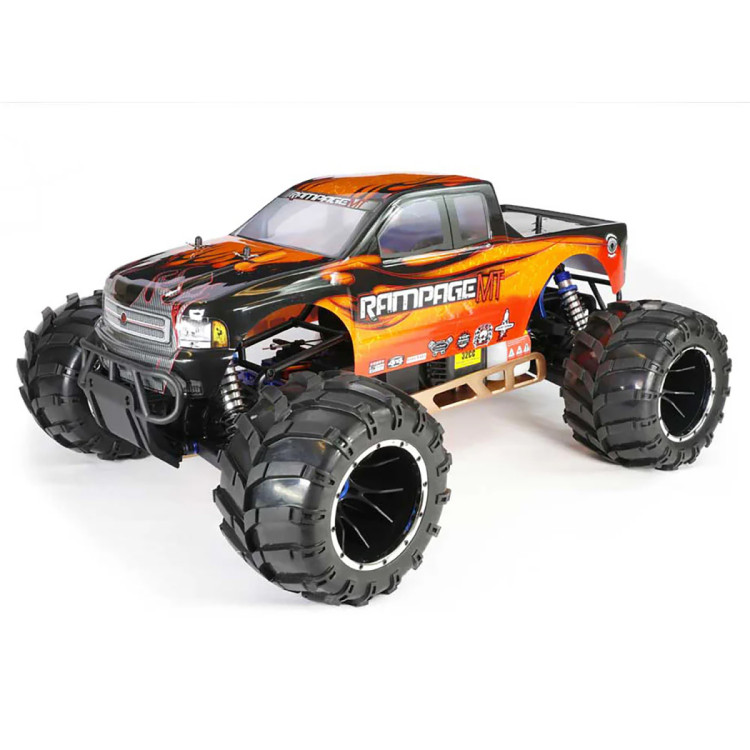 Радиоуправляемый бензиновый монстр HSP Skeleton 4WD 1:5 - 94050-14050-O