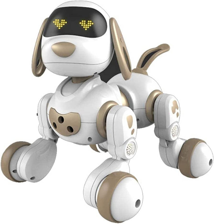 Радиоуправляемая собака-робот Smart Robot Gold Dog ''Dexterity'' - AW-18011-GOLD