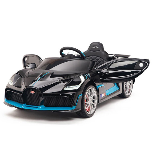 Детский электромобиль Bugatti Divo (черный, 12V) - HL338