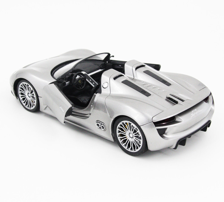 Радиоуправляемая машина Porsche 918 Spider Silver 1:14 - 2246J-S